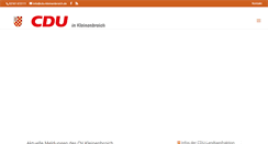 Desktop Screenshot of cdu-kleinenbroich.de
